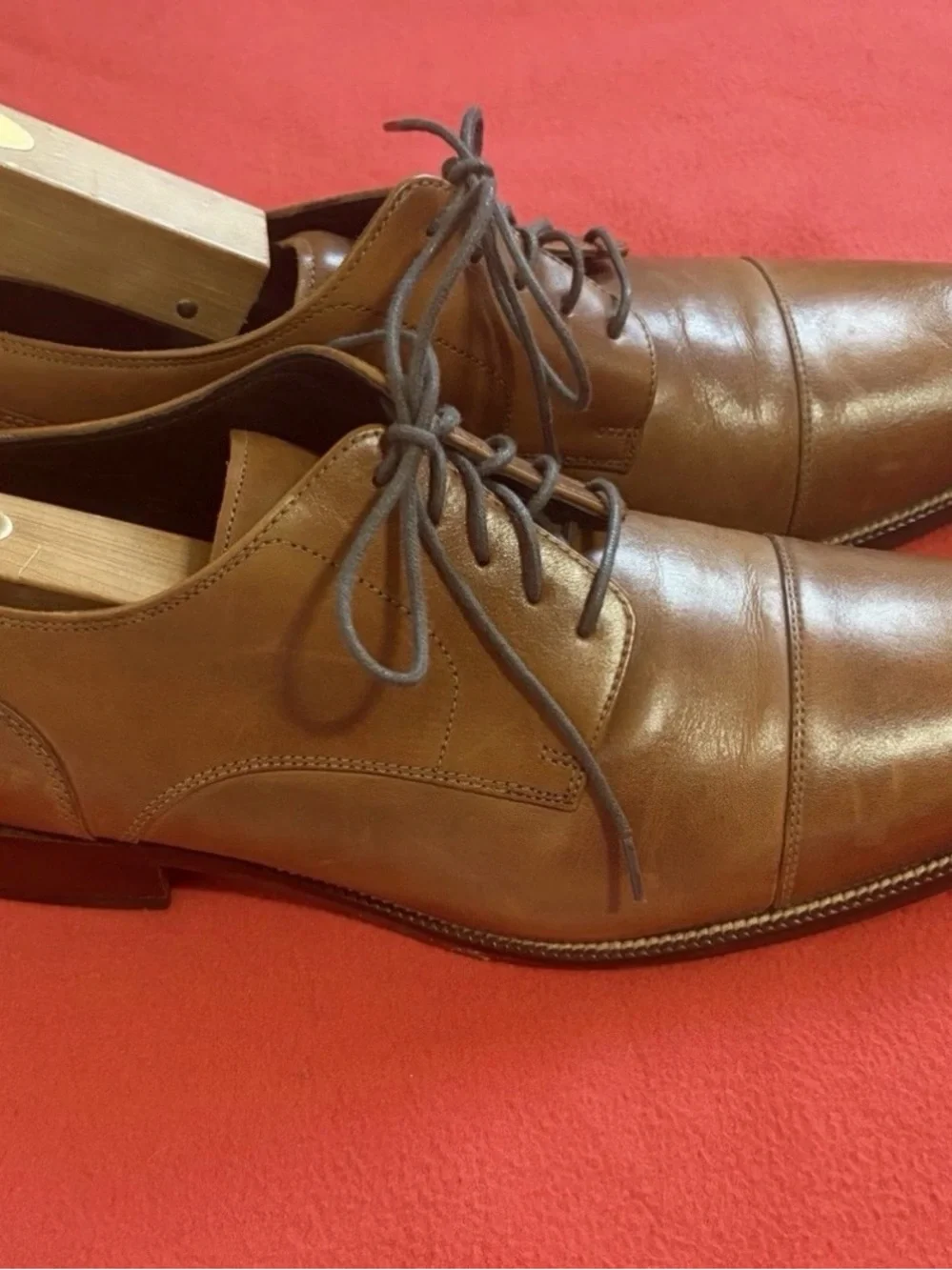 Cole Haan Zerogrand men’s oxford brown leather shoes US13 excellent condition